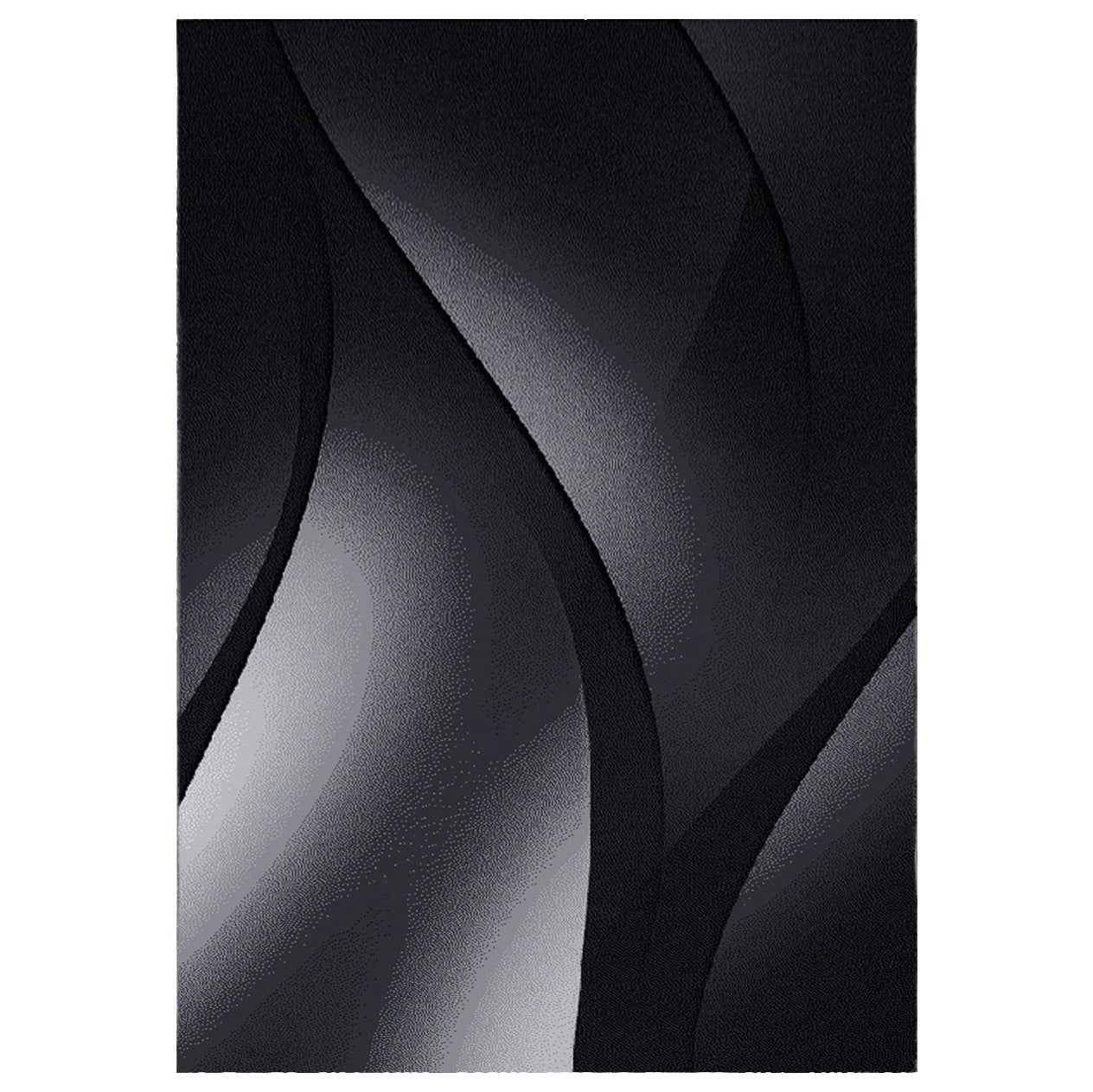 GOYAVE 3D - Tapis de salon moderne à motifs graphique gris jaune 120x170