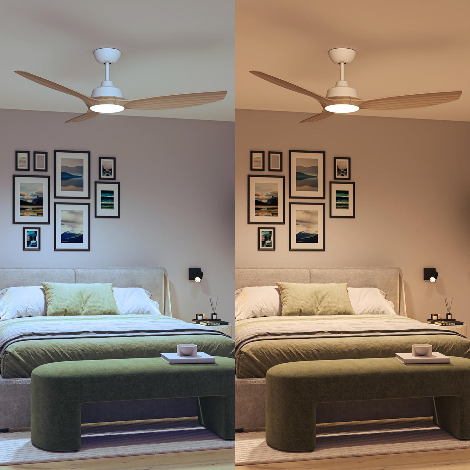 Ventilateur de plafond LED 52