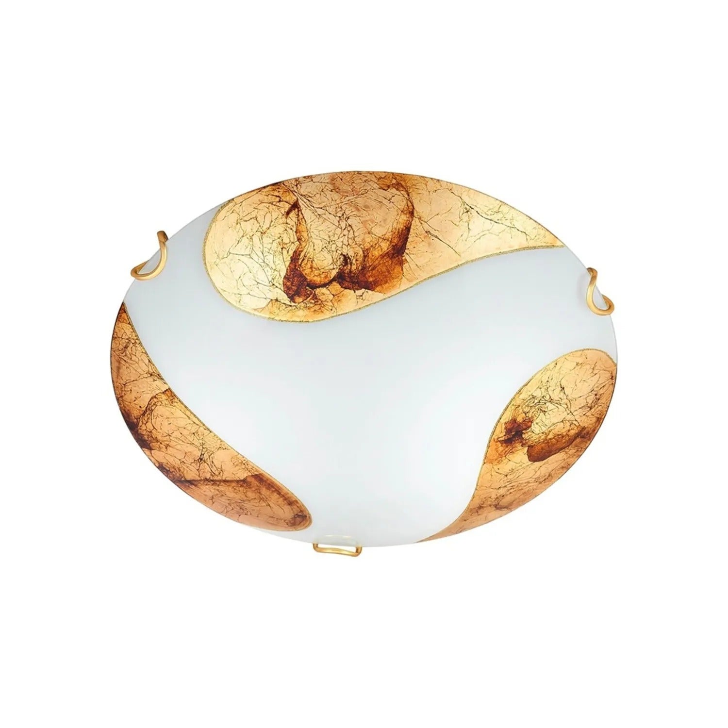 Plafon Art gold biało-złoty 1xE27x60W wym:7x30x30cm IP20 Rabalux