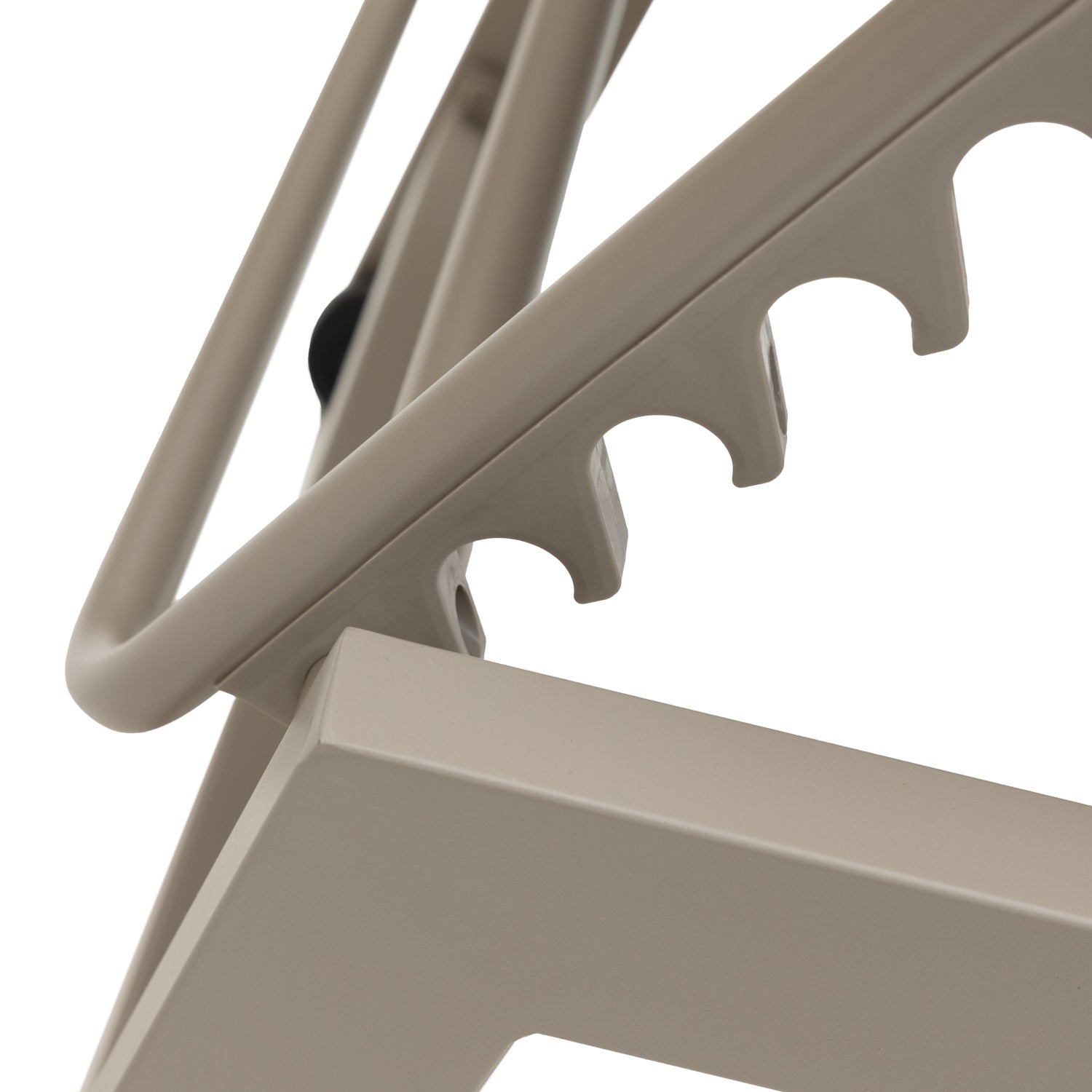 Lot de 2 bains de soleil BARBADOS en textilène taupe - aluminium taupe - 6