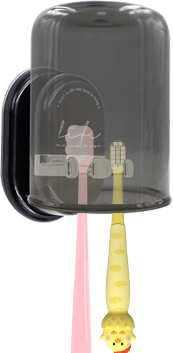 Deep Blue)Porte-Brosse à Dents Mural Avec Distributeur Automatique De Dentifrice, Ensemble De