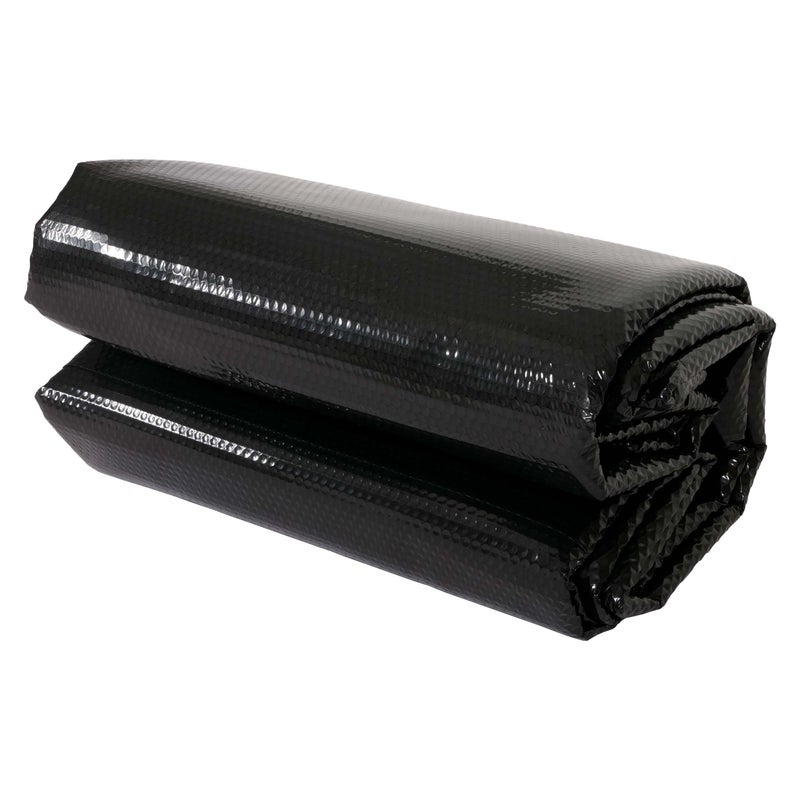 Plandeka na basen Plandeka termiczna Plandeka przeciwsłoneczna Plandeka przeciwsłoneczna, grubość: 400 µm ~ owalna 7,31x3,65 m czarna