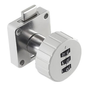 Serrure à Combinaison à 3 Chifes De Type Rond