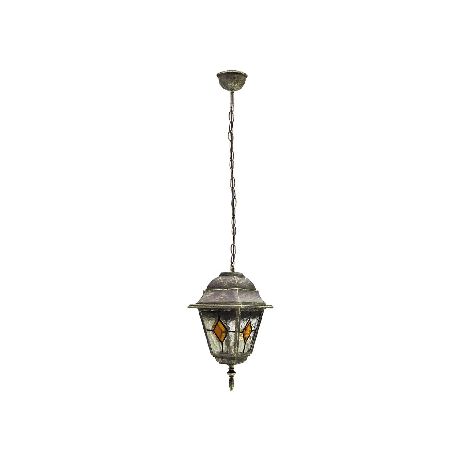 Lampa sufitowa zewnętrzna Monaco złoty antyczny 1xE27x60W wym:35x20x20cm IP43 Rabalux