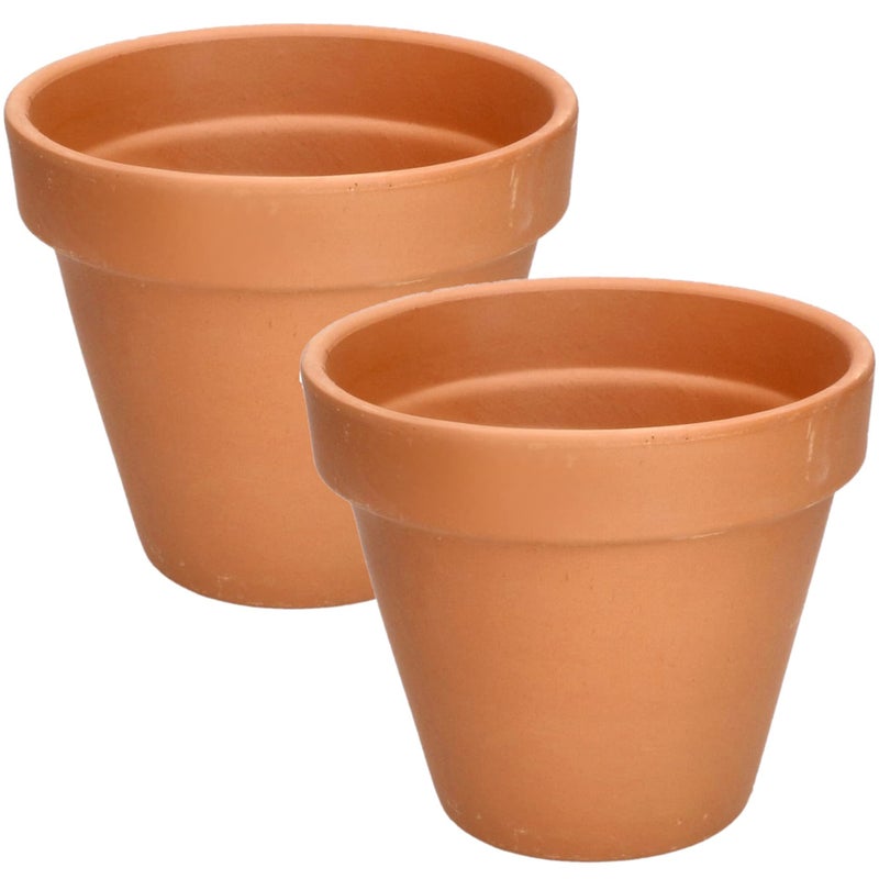 2x doniczka gliniana 17 donica ceramiczna terakota - KOTARBAU