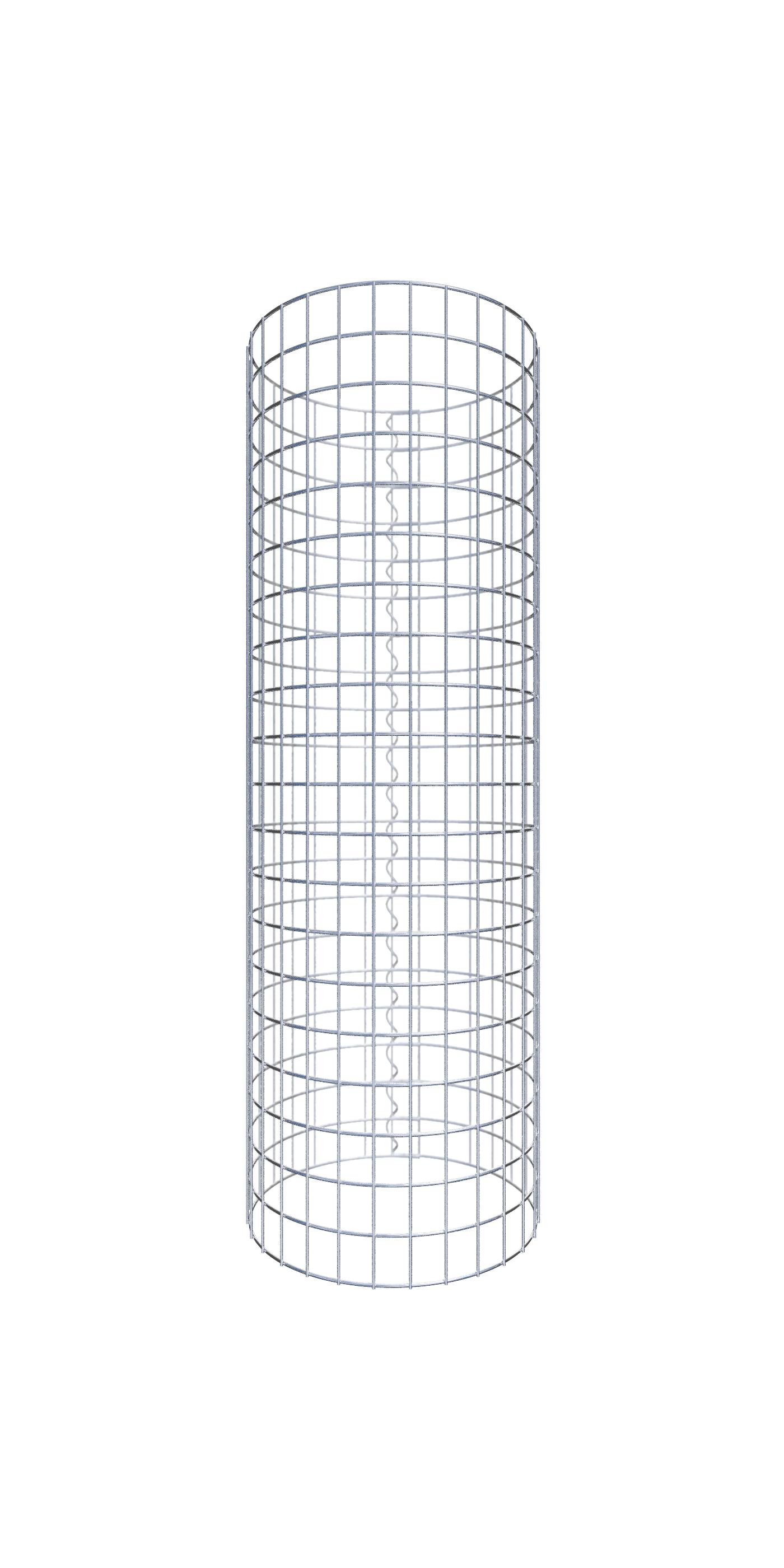 Kolumna gabionowa średnica 47 cm MW 5 x 5 cm okrągła - wysokość: 100 cm
