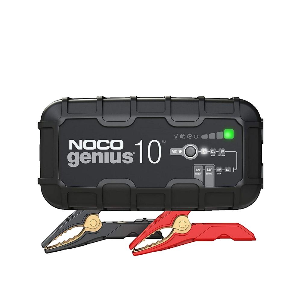 Noco Cargador De Batería Genius10 Eu 10A Para Baterías De 6 V/12 V Con Función De Mantenimiento Y Desulfuración Negro/Gris , Leroy Merlin