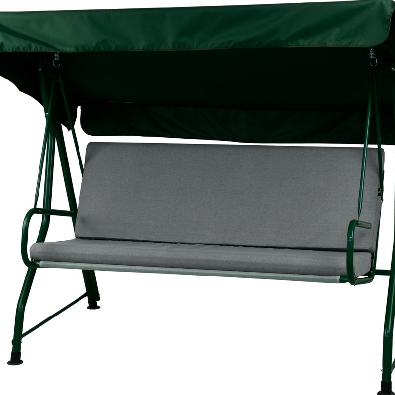 Poduszka na huśtawkę ogrodową AMPO wodoodporna 150 cm szary 1 szt.