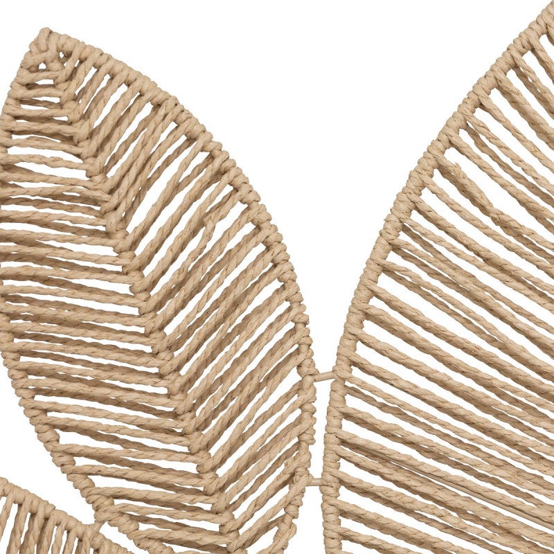 Déco murale en Papier Tressé Feuilles MEERA, 160x80cm, Atmosphera Créateur d'Intérieur - 4