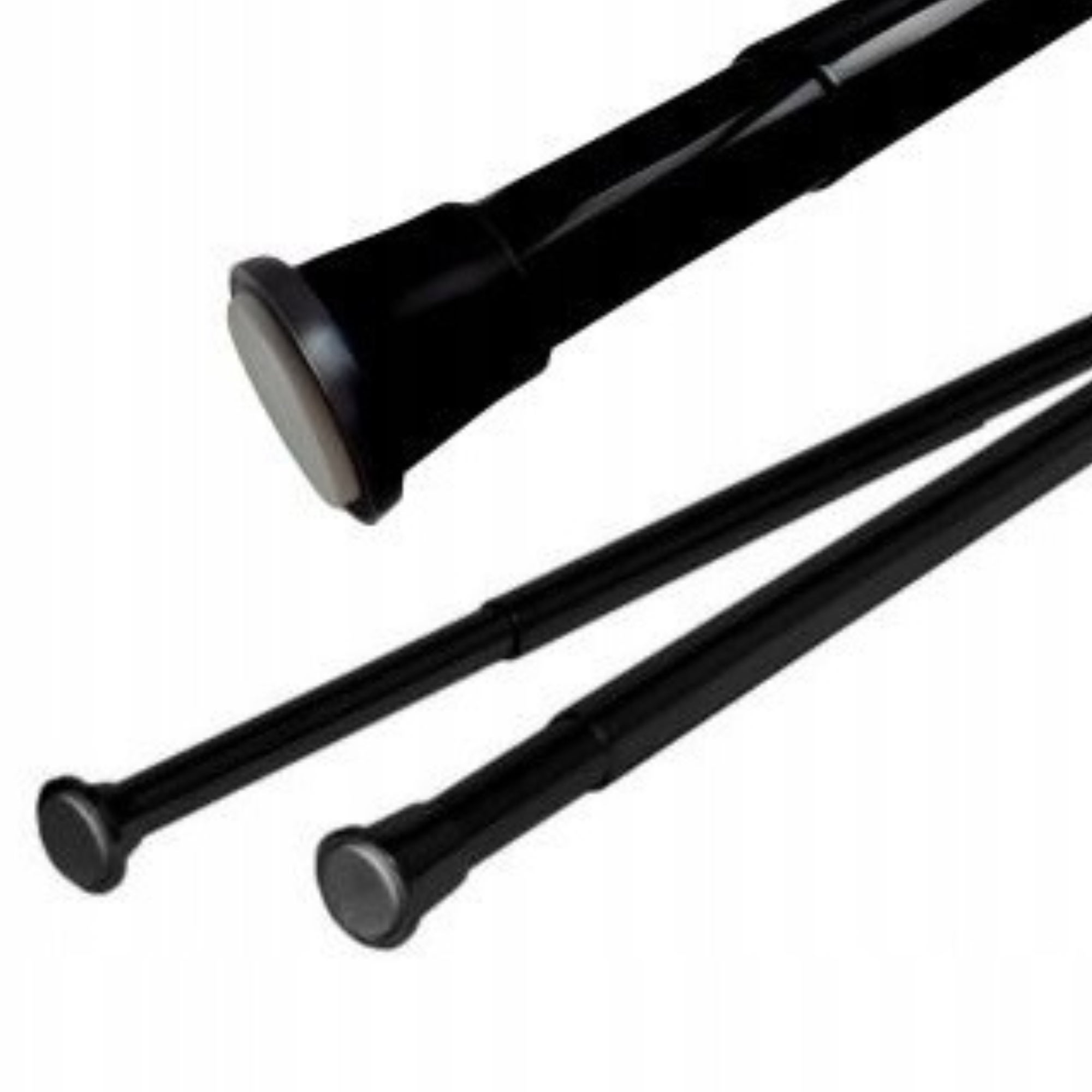 Drążek prysznicowy do zasłon Estiva rozporowy 46-65 cm czarny 27 mm