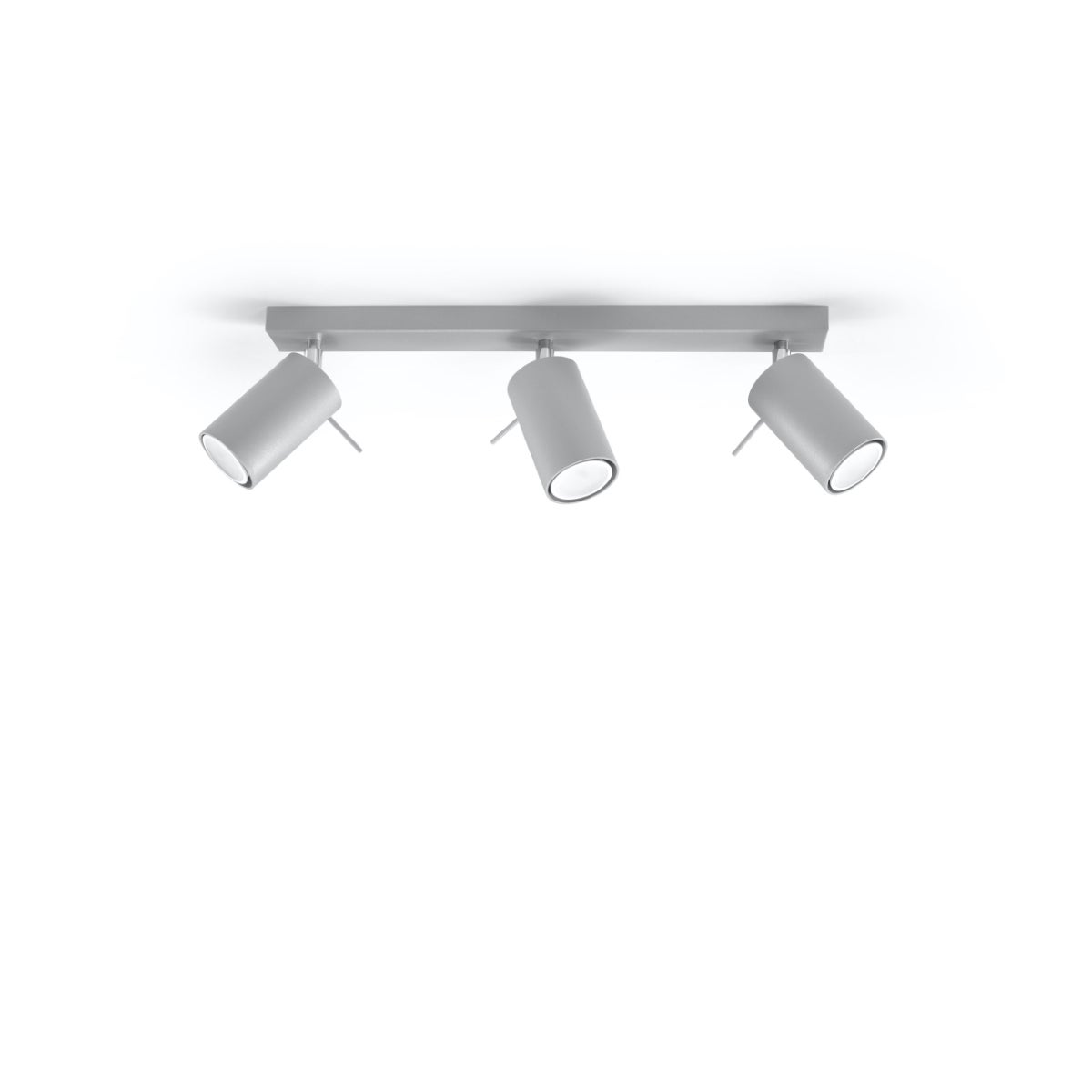 Plafon BRIIX 3 szary LED 4000K - 45x6x16cm Sollux