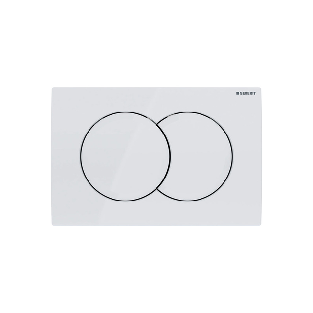 Geberit Plaque de commande Delta01, Blanc (115.107.11.1)