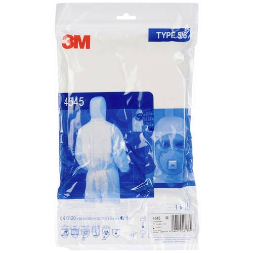 3M 45453XL Combinaison de protection 4545 Taille du vêtement: XXXL blanc - 2