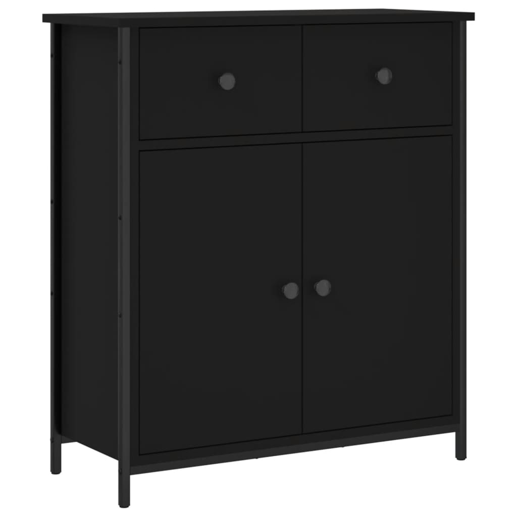 Credenza Legno Antico 70x30x80 Cm In Legno Multistrato - 5