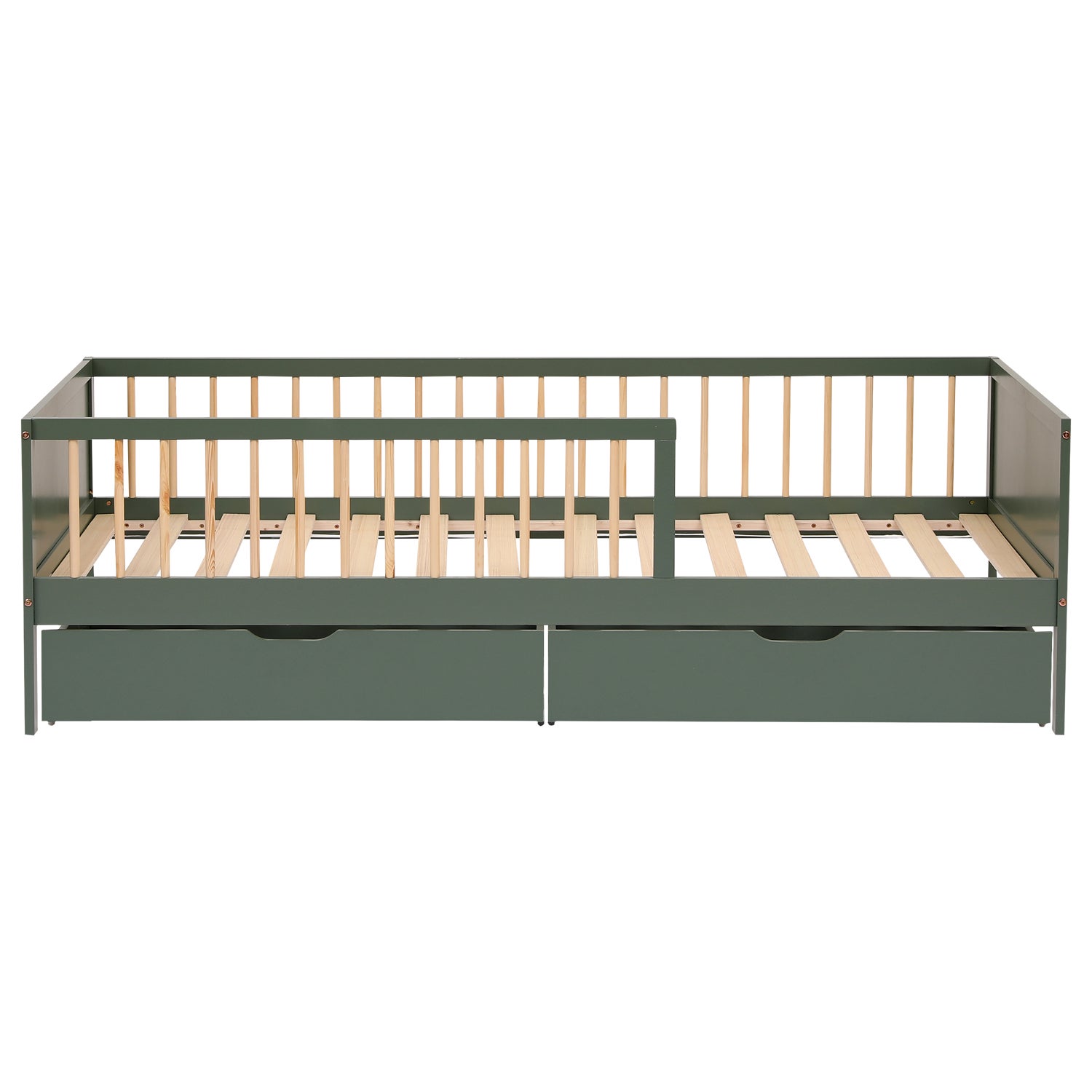 Lit pour enfant vert 1 place ADAM - 3