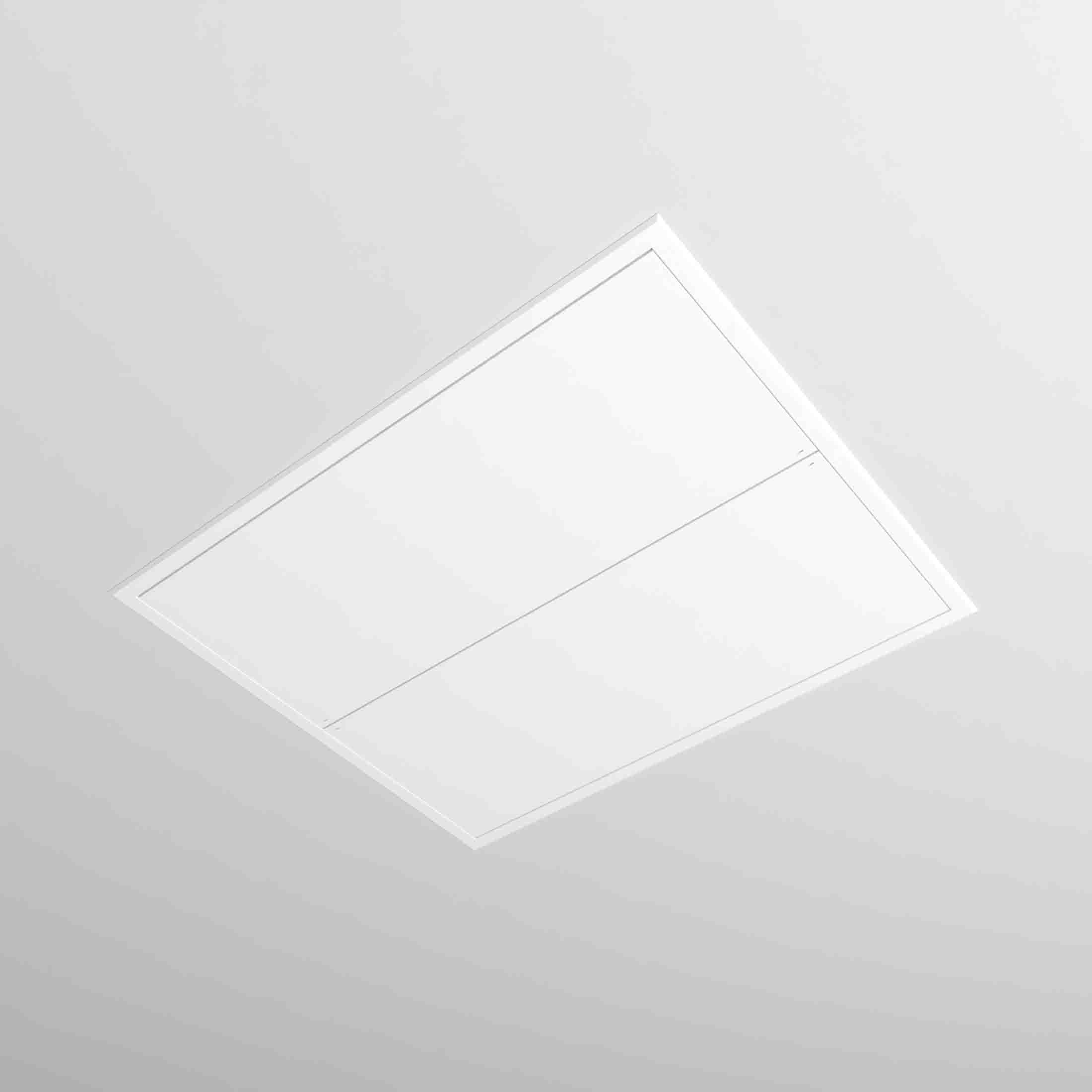 Trappes de visite grand format en acier blanc - Dimensions de passage : 800 x 1000 mm - ATOLE - 4