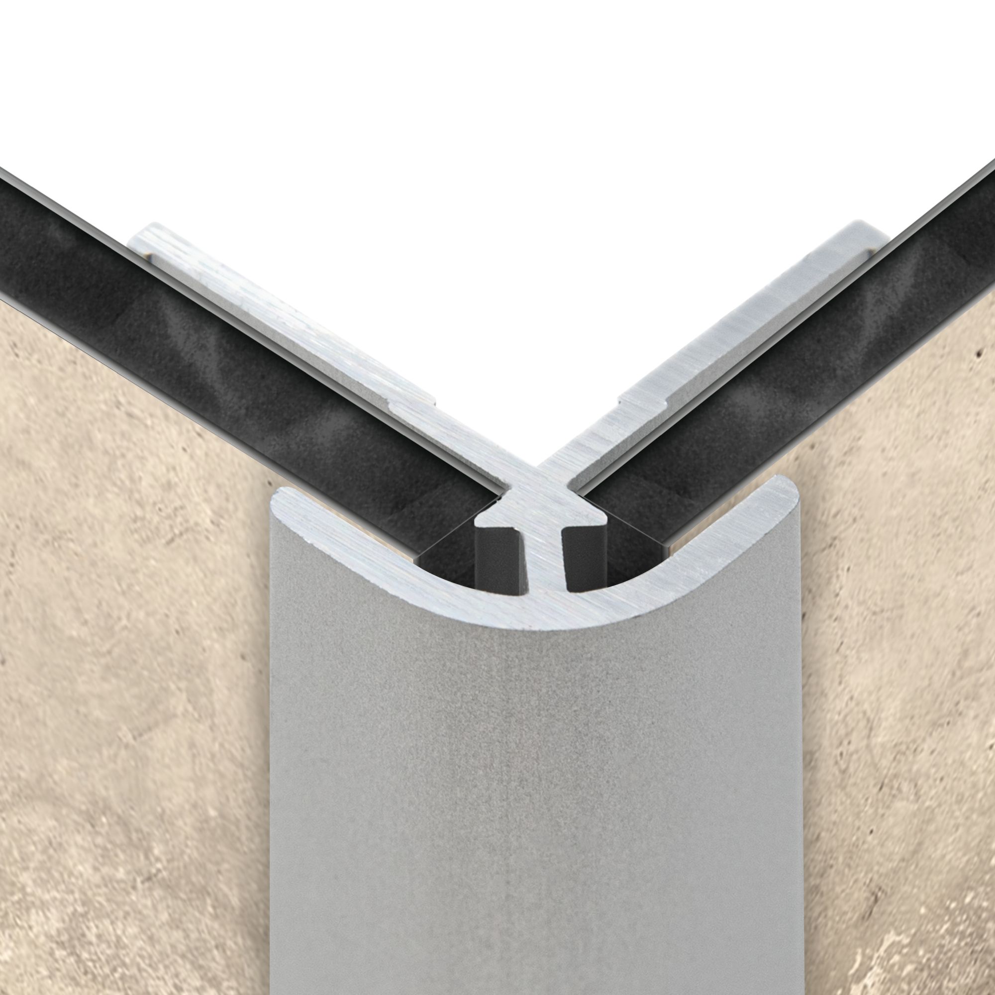 Schulte profilé d'angle extérieur, H.255 x l.2,3 cm, pour panneau mural de douche, DécoDesign, aluminium,&nbsp;alu-argenté - 5