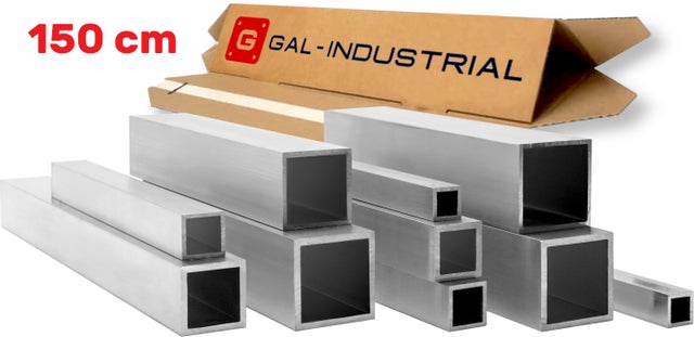 Profil Aluminiowy 25x25x2 mm 150 cm Rura Kwadratowa Aluminium Na wymiar
