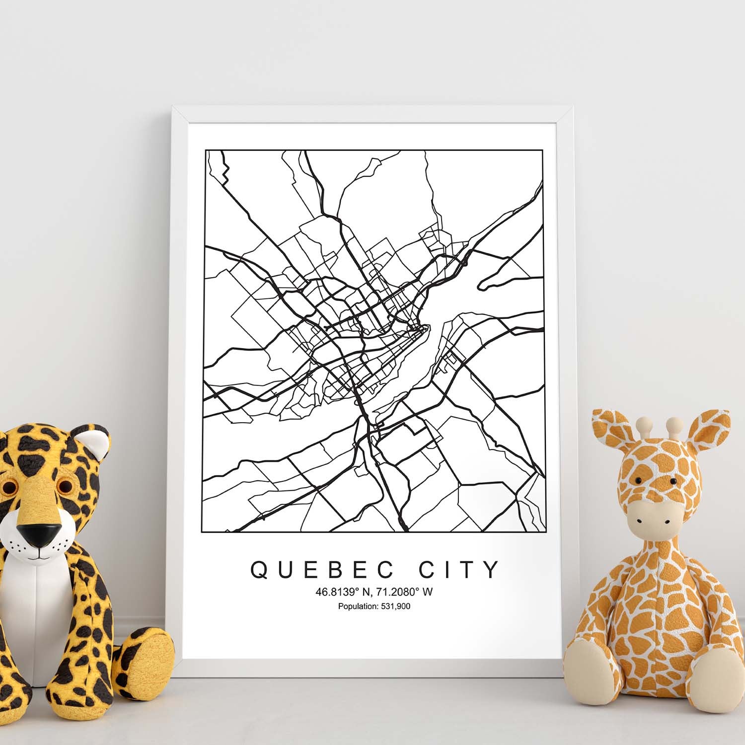 Affiche Décorative Québec Style Vintage - Format A3 (29,7x42 Cm), Papier 250 G/m², Sans Cadre - 10