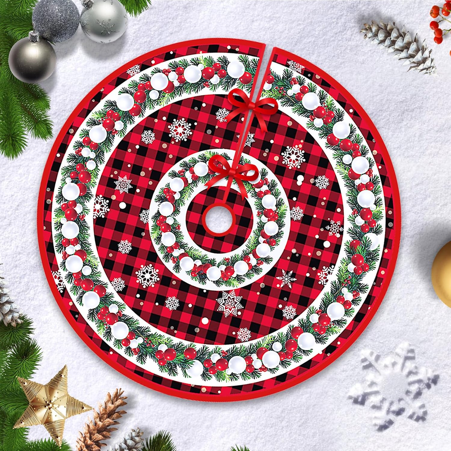 1Pack Grands arcs de Noël Velours Arcs rouges de Cote dIvoire