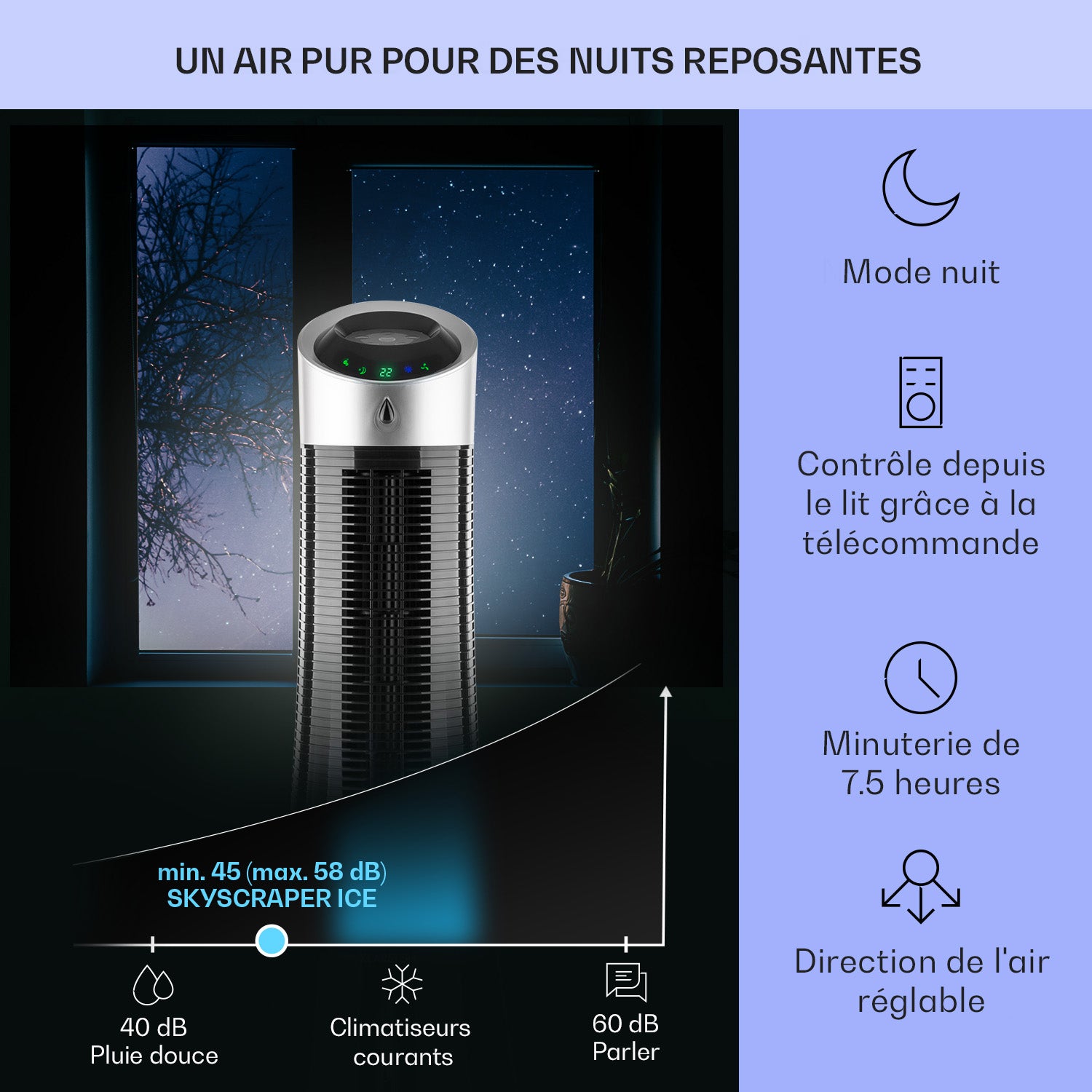 Rafraîchisseur d'air - Klarstein - ventilateur humidificateur d'air - 6l - climatiseur mobile sans evacuation - Noir - 4