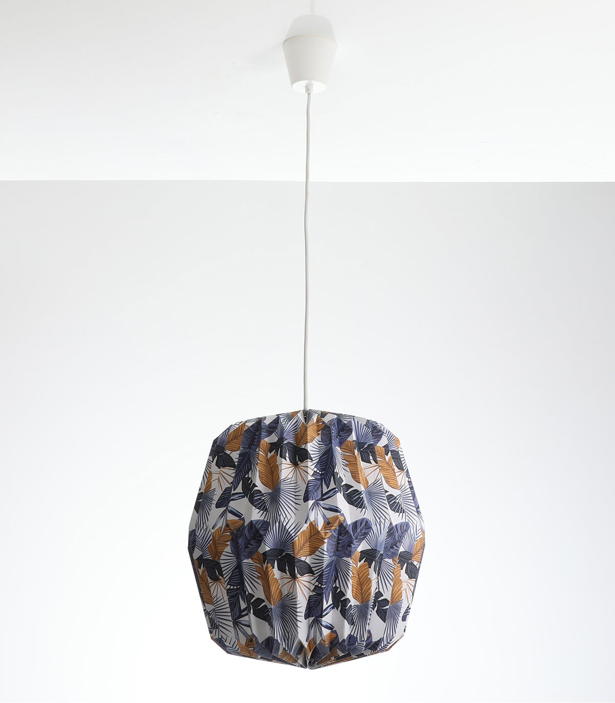 suspension tippi feuilles bleues, papier, diam. 40 cm, - 4