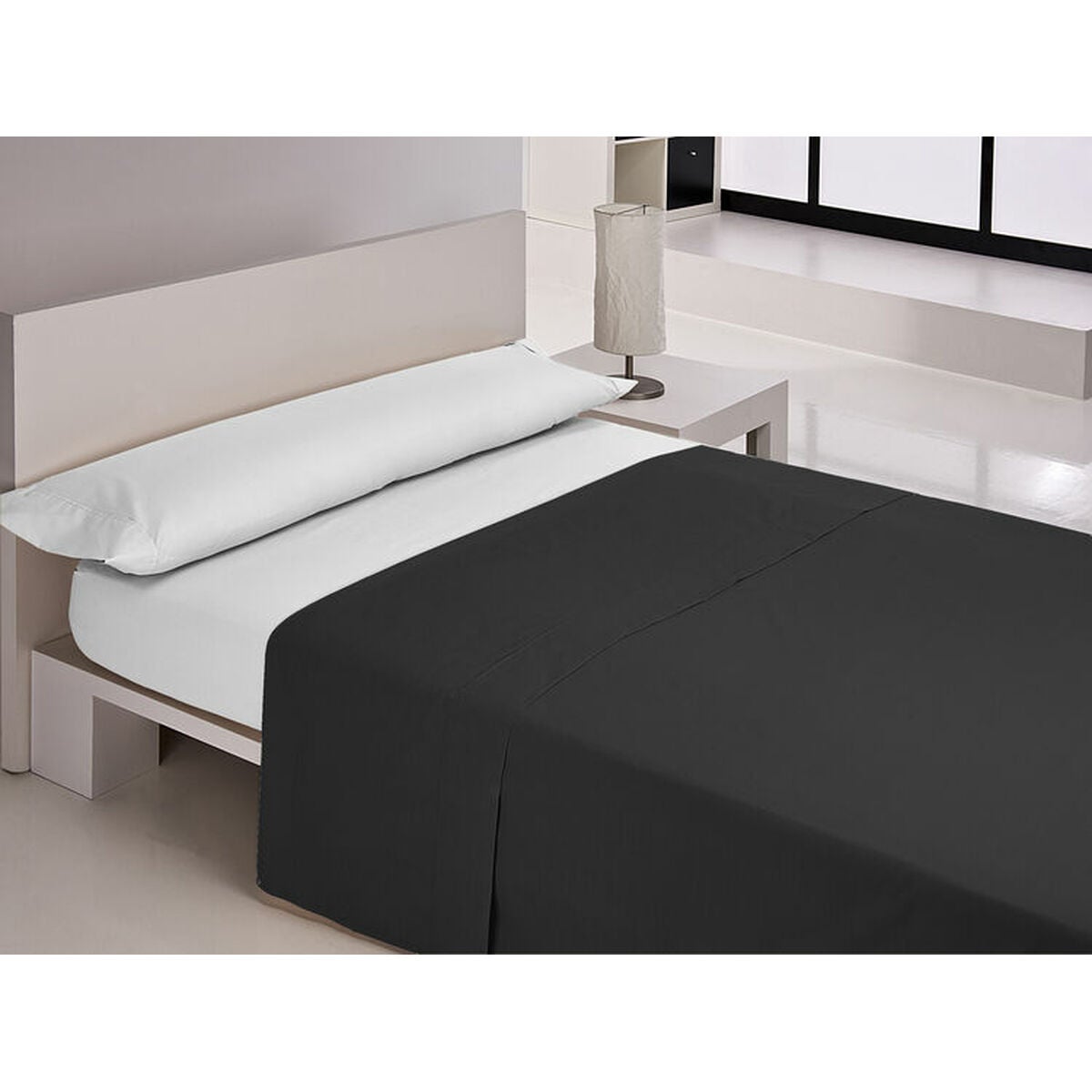 Sábana encimera happy home mix colors negro cama de 150