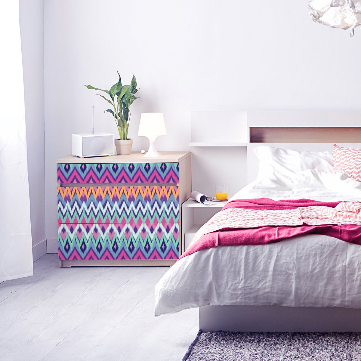 Adesivo per mobili etnici alemna - Sticker adesivo - adesivi murali - 40x60cm - 5