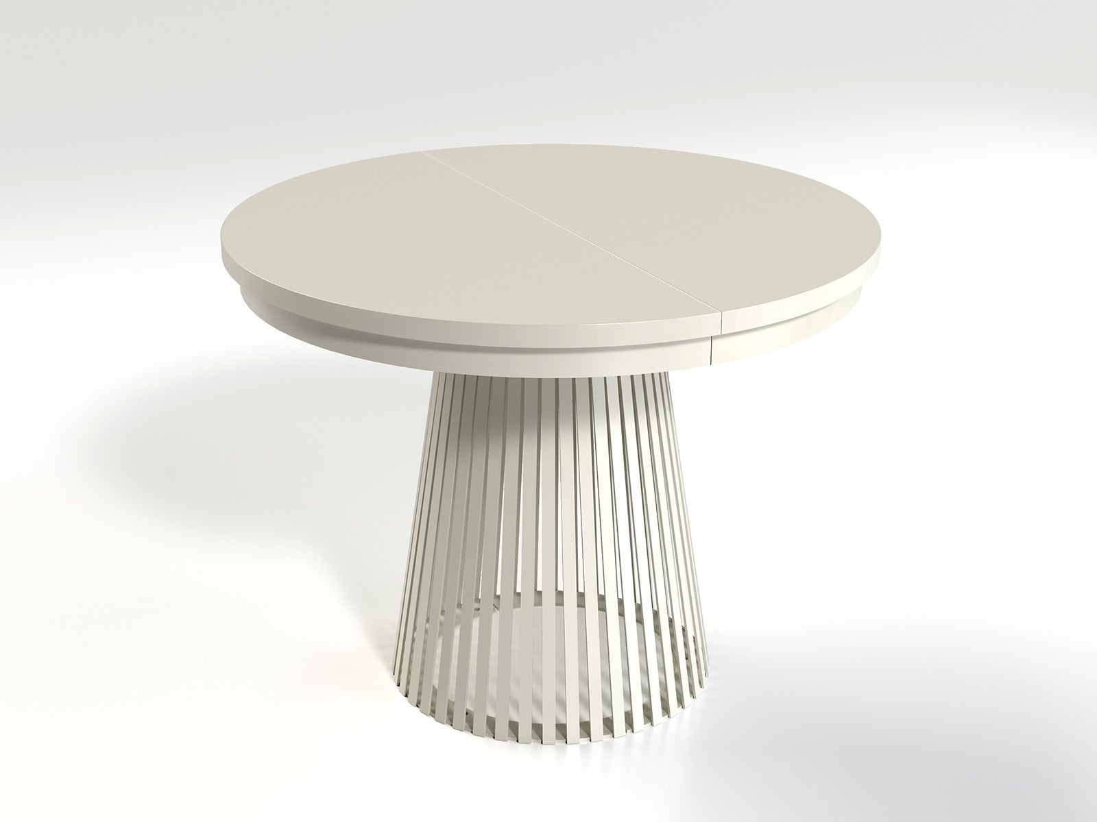 MINIO go for it, Stół rozkładany GORI w kolorze kaszmir /biały