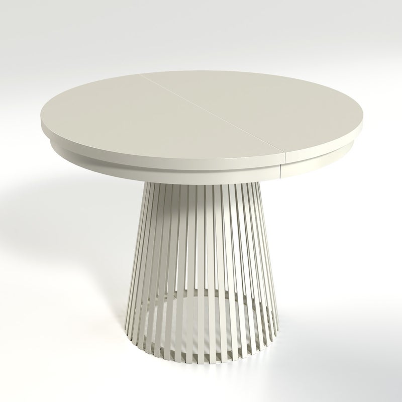 MINIO go for it, Stół rozkładany GORI w kolorze kaszmir /biały