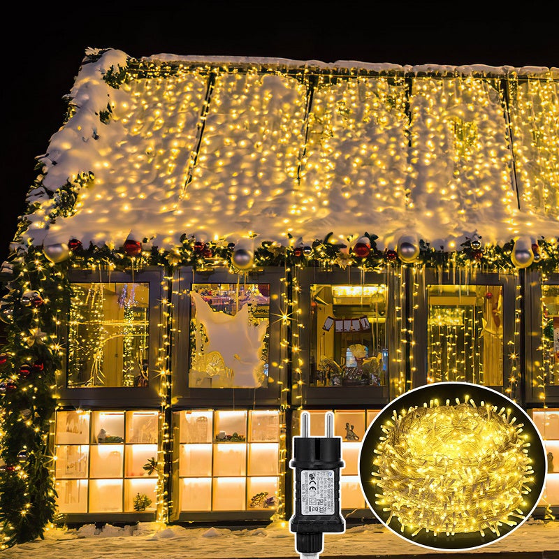 Crèche De Noël Lumineuse SOARS - 240 LED Blanc Chaud - 110x30x180 Cm - Résistante Aux Intempéries - Pour Jardin Et Intérieur