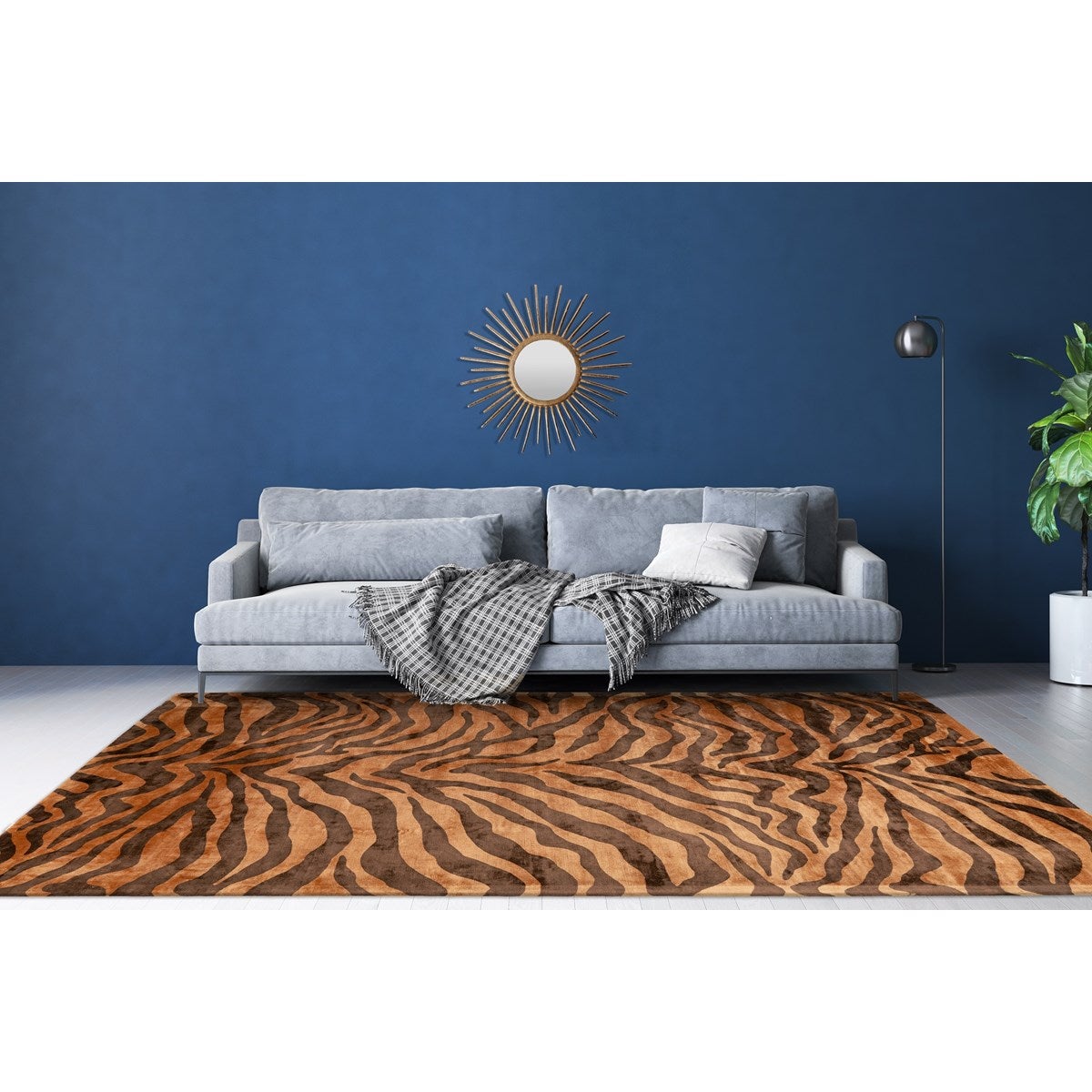 Tapis de salon design fait main ZEBRA 160x230 cm - 2
