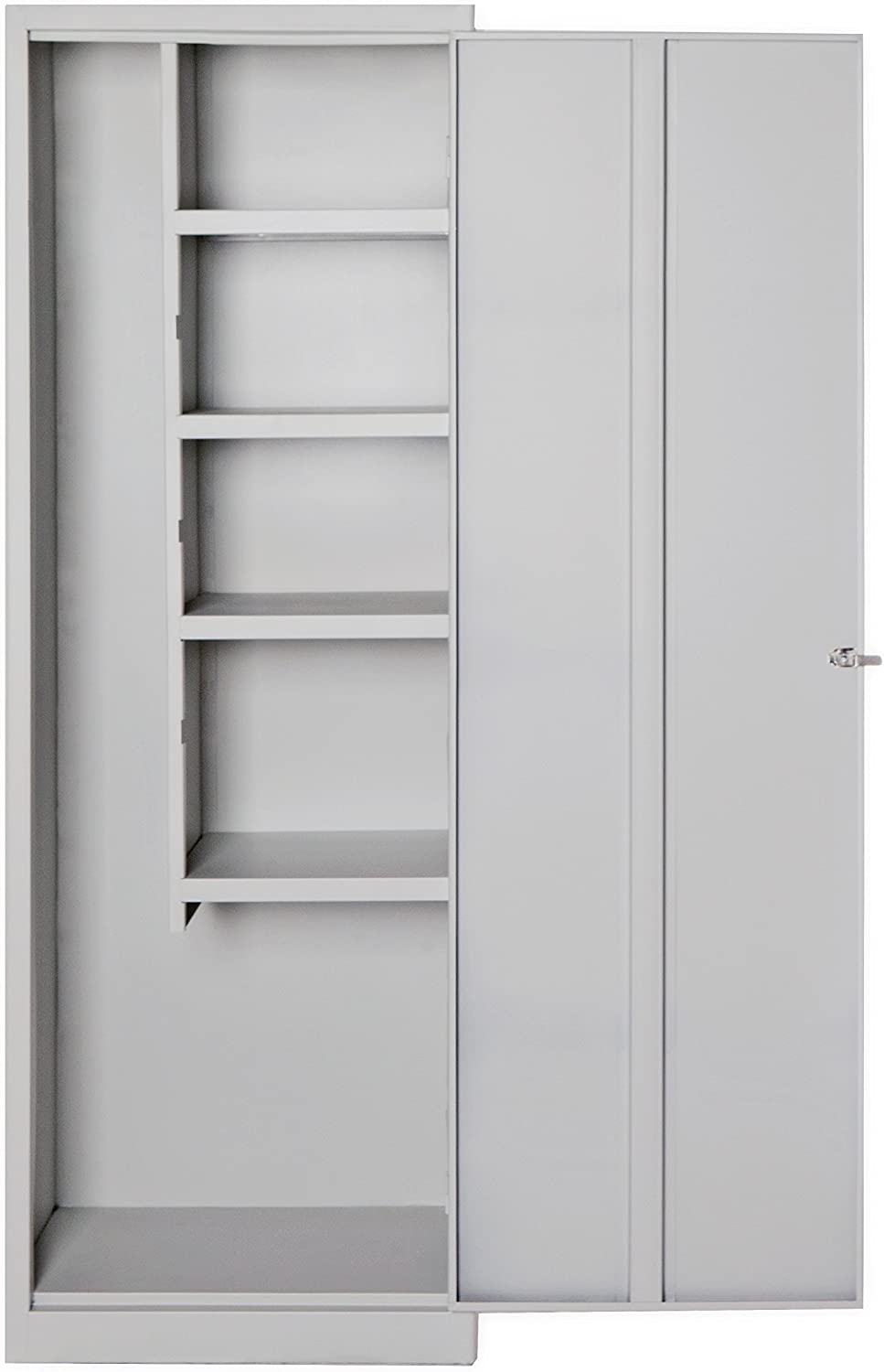 Portavaligie Pieghevole In Metallo - Con Cinghie Regolabili, Grigio