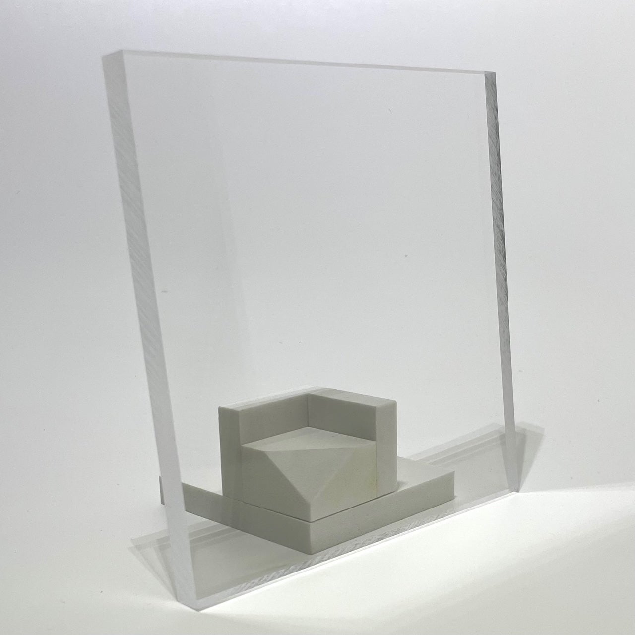 Plaque Plexiglas PMMA Transparent Ep. 10 mm L.100 x 50 cm - 2