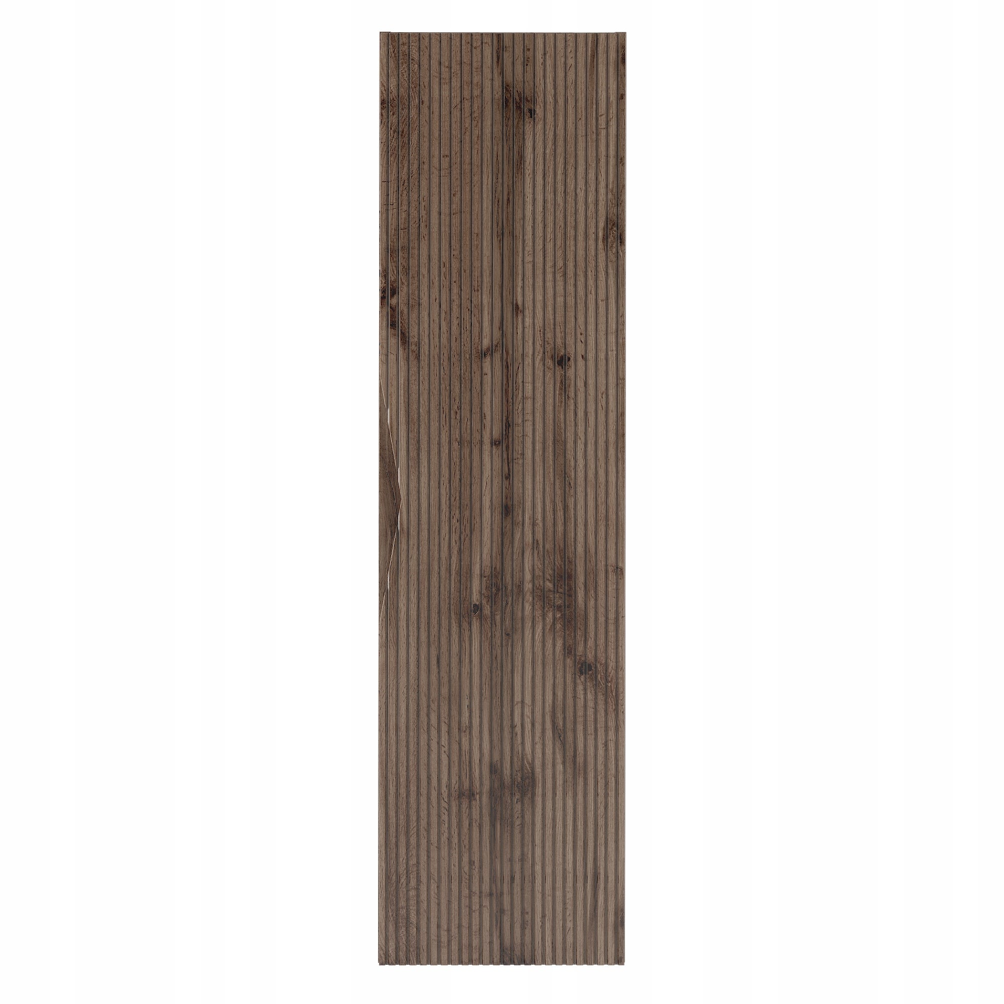 Słupek łazienkowy CLEO 160 cm dąb wotan ryflowany front uniwersalny P/L - 9