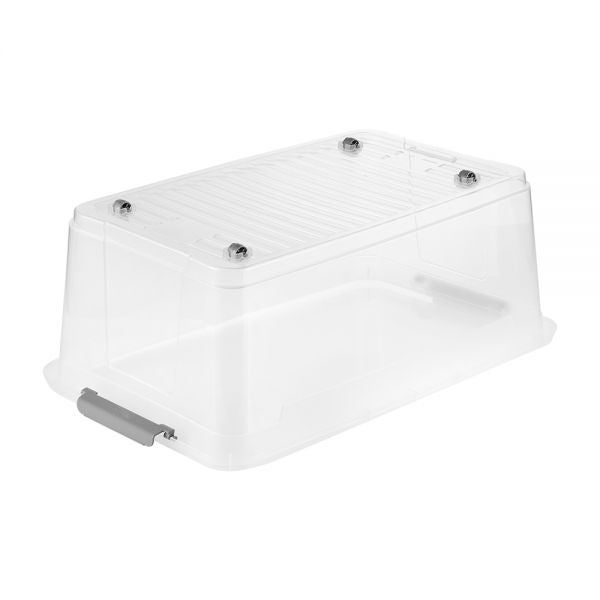 Boite avec couvercle clips et roulettes 37 ou 56 litres - 37 Litres - 4