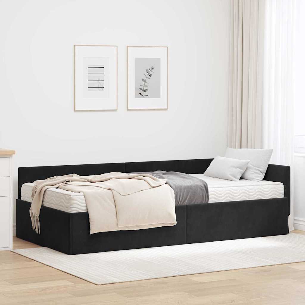 Metha | Letto 90 cm in metallo nero Metha | Letto 90 cm in metallo nero