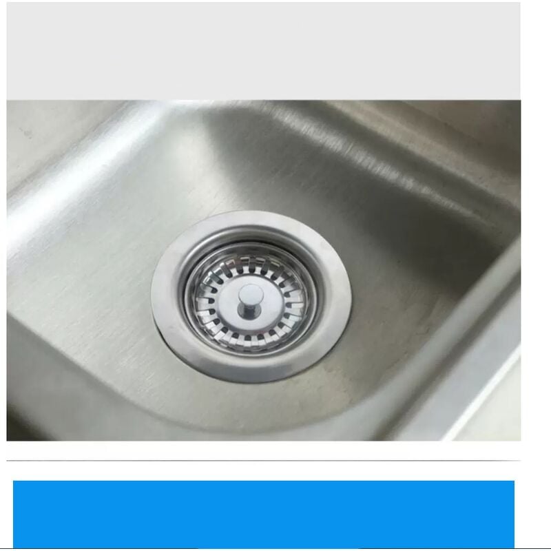 Panier Pour Bonde d'Évier de Cuisine 80 mm - Crépine Universelle Acier Inoxydable, Bouchon Panier Pop-Up, Ne se Bouche & Ne Déborde Pas - 5