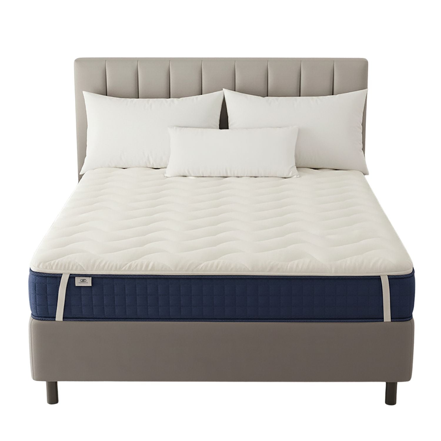 Topper Viscoelástico 135x190cm - Memory Foam Transpirable - Cara Invierno/Verano - Fusion Home - 9