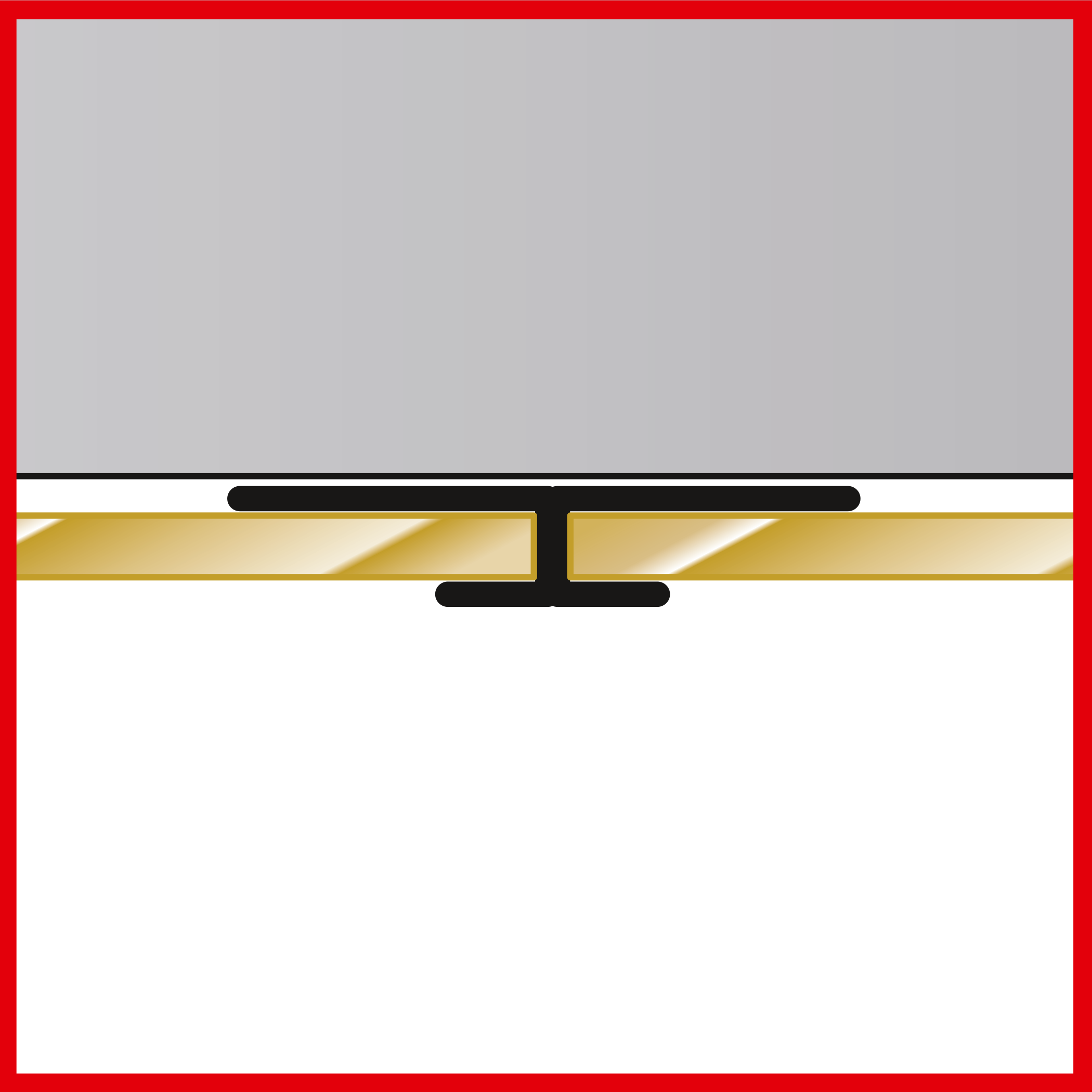 Schulte profilé de jonction, H.210 x l.3,3 cm, profilé de raccord pour panneau mural de douche, DécoDesign, aluminium,&nbsp;aspect chromé - 2