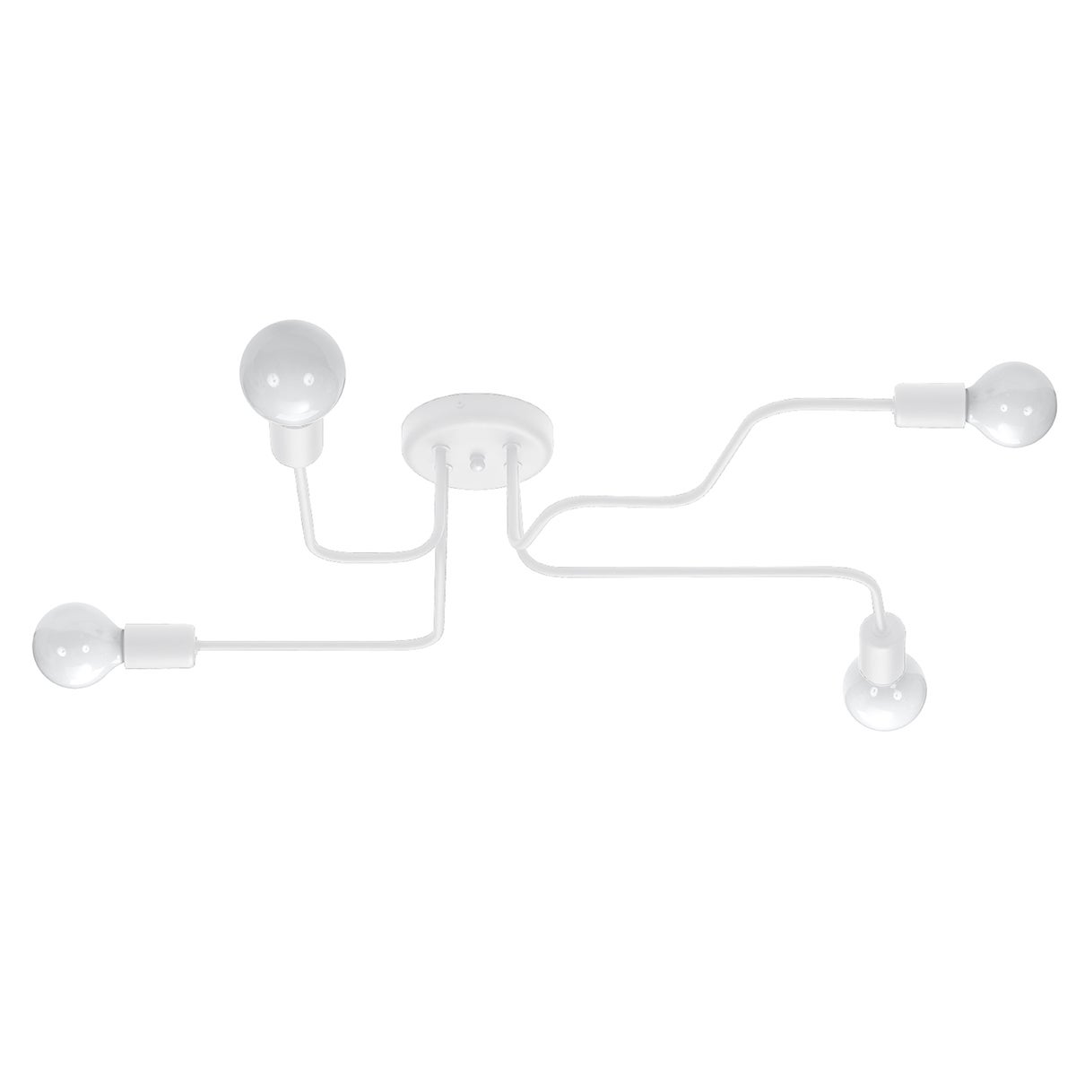 Żyrandol INFINIX 4 biały LED 4000K - 78x58x15.5cm Sollux - 3
