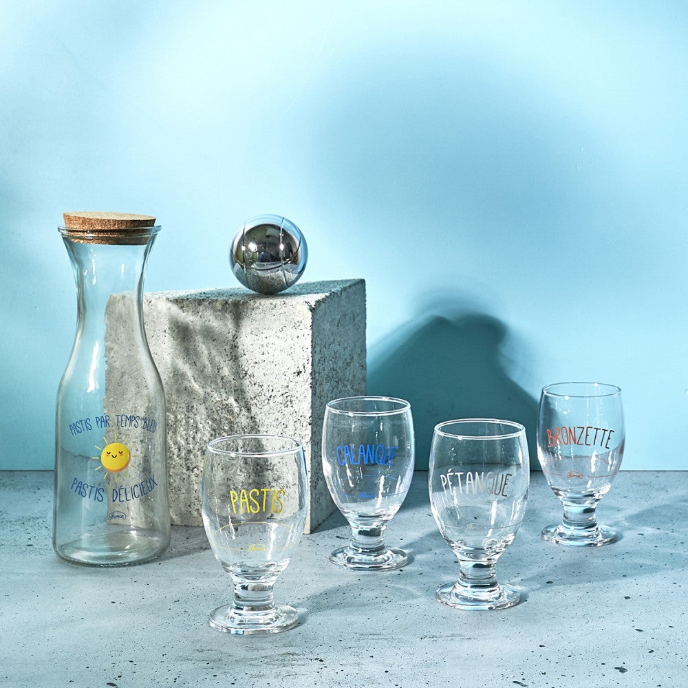 Vetri Bevande Calde Fredde Bicchieri Lunghi Hanse Stilwerft Amsterdam - Set 4 Da 330ml, Design A Coste, Per Bevande Calde E Fredde Bicchieri Vetro Resistente Caldo