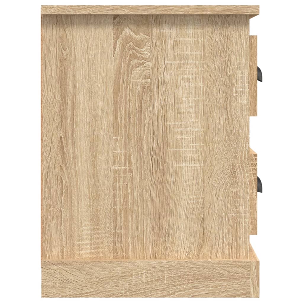 Meuble TV chêne sonoma 102x35,5x47,5 cm bois d ingénierie - 7
