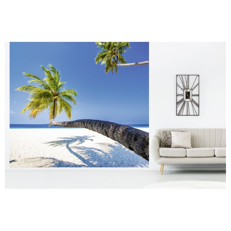 Papier peint intissé PALM BEACH plage de sable blanc 300 x 270 cm (LxH ...
