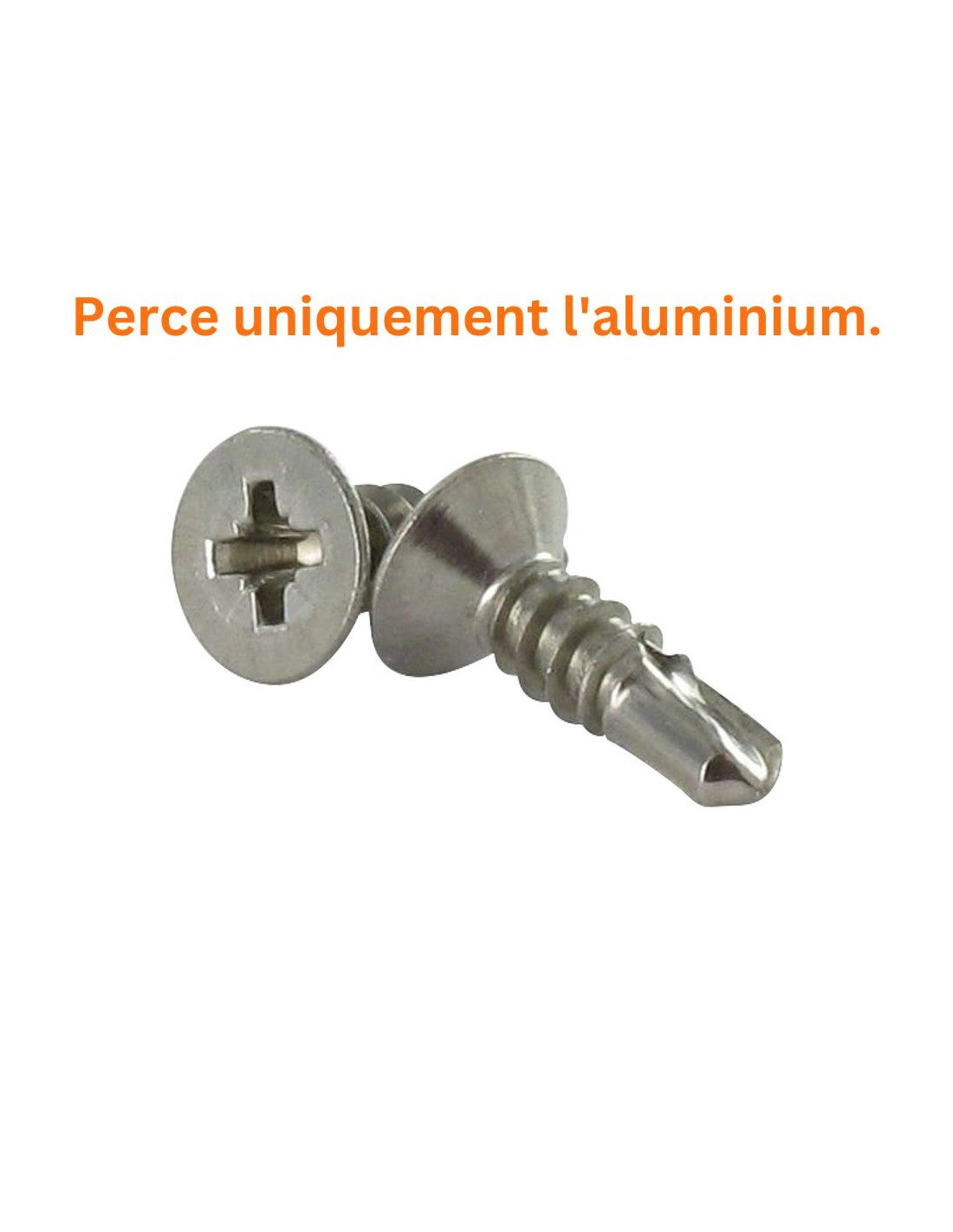 Vis autoperceuse Inox A2 Tête fraisée Pozi 3.9X19-1000 pièces - 4