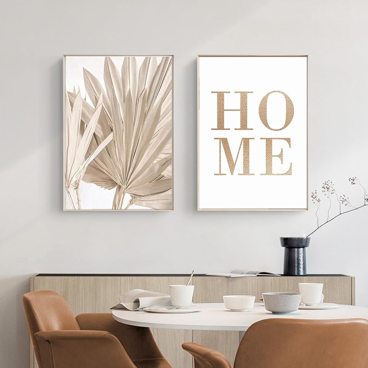 Lot de 3 impressions sur toile - Style bohème moderne - Décoration pour salon et chambre à coucher - Sans cadre 3 x 50 x 70 cm - 5
