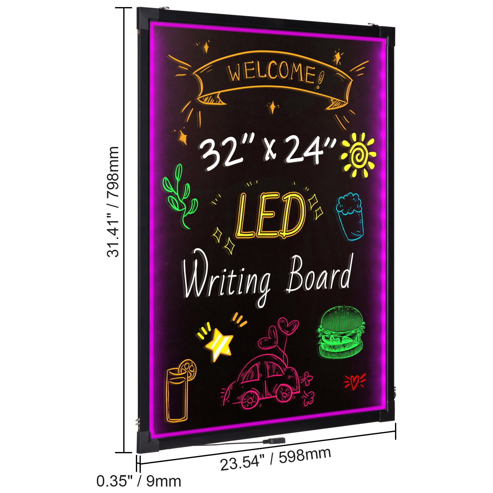 Tableau d'écriture LED 32
