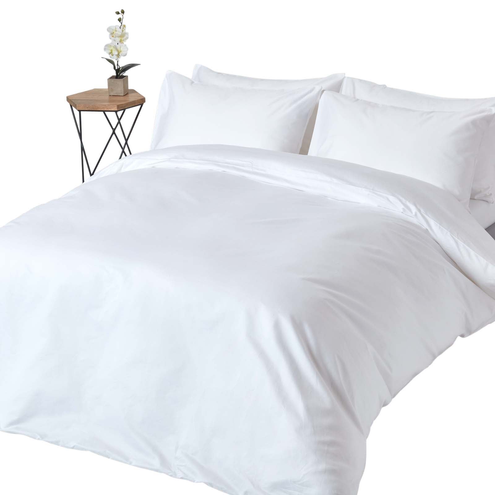 Parure De Lit King Size 1000 Fils – Coton égyptien 100% – Lavande – 4 Pièces
