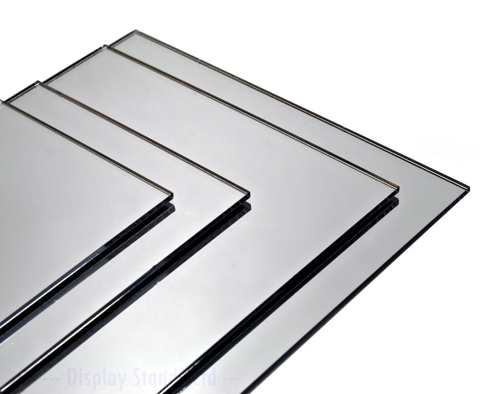 Crea Efectos Espejo: Panel De Plástico Plateado 100x100 Mm (Grosor 1.7mm) - Manualidades Y DIY