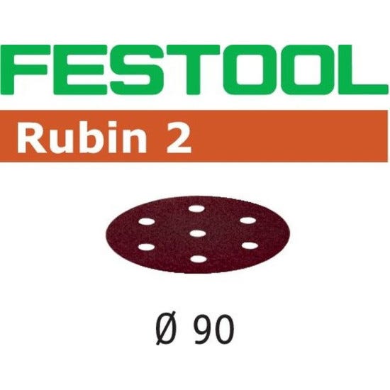 Disco Abrasivo Festool Rubin 2 STF D125/8 P100 - Per Levigatrici RO 125, ES 125, ETS 125, LEX 125 - Foto 5